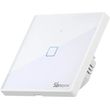 sonoff t2eu1c tx 1 channel wi fi rf 433 touch wall switch ultra white photo