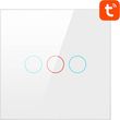 avatto ts02 eu w3 tuya wireless 3 channel light wall touch switch white photo