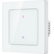 avatto ts20 eu w2 tuya wireless 2 channel light wall touch switch white photo