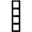 avatto n ts10 frame b4 frame for 4 switches black photo