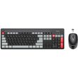 yesido kb43 wireless keyboard and mouse combo black photo
