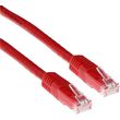 act ib8501 red 1 meter u utp cat6 patch cable with rj45 connectors photo