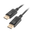 lanberg cable displayport m m 3m 4k black photo