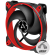 arctic bionix p120 pressure optimised 120mm gaming fan with pwm pst red photo
