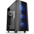 case thermaltake versa j25 tempered glass rgb edition mid tower chassis black photo