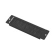 lanberg 10 cable entry brush panel black photo lanberg 10 cable entry brush panel black photo