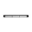 lanberg 24 port 1u 19 patch panel blank for keys photo