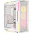 case corsair 5000t lx icue link rgb mid tower tempered glass white cc 9011299 ww photo
