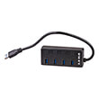 akyga hub ak ad 33 usb active usb a m 4x usb a f switches ver 30 15cm photo