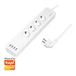 logilink sh0104 smart wifi socket outlet 4 way 4x usb with tuya photo