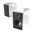 acoustic energy 301 stand mount loudspeaker set gloss white photo