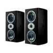 acoustic energy aelite 2 bookshelf speakers set black veneer photo