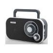 camry cr1140b portable radio fm am black photo