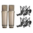 rode nt1 a pair of condenser microphones photo