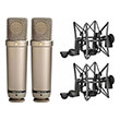 rode nt1 a pair of condenser microphones photo
