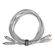 udg gear u97003wh ultimate audio cable set rca rca white straight 3m photo