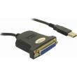 delock 61330 adapter usb parallel 25 pin 08 m photo
