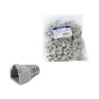 logilink mp0005 strain relief hoods for modular plugs 100pcs grey photo