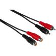 hama 43242 audio extension cable 2xrca 5m photo