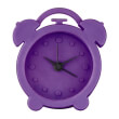 hama 123142 mini silicone alarm clock purple photo