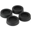 inline rubber feet for pc case black photo