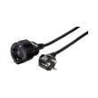 hama 47870 profi extension cable with earth contact 5m black photo