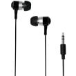 logilink hs0015a stereo in ear earphone with 2 sets ear buds black photo