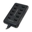 logilink ua0125 usb 20 10 port hub with on off switch black photo