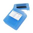 logilink ua0132 hard cover protection box for 2x 25 hdd blue photo