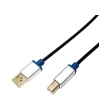 logilink buab220 premium usb 20 connection cable am bm 20m photo