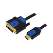 logilink chb3102 hdmi high speed with ethernet v14 to dvi d cable gold plated 20m black photo