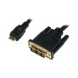 logilink chm004 mini hdmi to dvi d cable m m 20m black photo