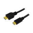 logilink ch0021 hdmi to mini hdmi high speed with ethernet v14 cable 1m black photo
