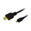 logilink ch0031 hdmi to micro hdmi high speed with ethernet v14 cable 15m black photo