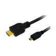 logilink ch0032 hdmi to micro hdmi high speed with ethernet v14 cable 2m black photo