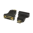 logilink ah0002 hdmi adapter hdmi male dvi d female gold plated photo