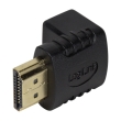 logilink ah0007 hdmi adapter 90° angeled 19 pin male to 19 pin female gold plated photo