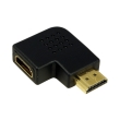 logilink ah0008 hdmi adapter 90° flat angled 19 pin male to 19 pin female gold plated photo