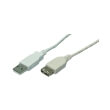 logilink cu0010 usb 20 extension cable male female 2m grey photo