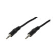 logilink ca1048 audio cable 2x 35mm male stereo 02m black photo