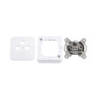 logilink ca1003 antenna wall socket for sat tv radio white photo