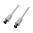 logilink ca1061 antenna cable male to female 25m white photo