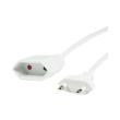 logilink cp127 power cord extension euro cee 7 16 plug to socket 3m white photo