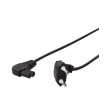 logilink cp134 power cord euro 90 euro8 90 075m black photo