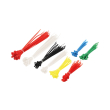 logilink kab0018 cable tie set 200pcs 3 lengths red green blue yellow photo
