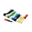 logilink kab0019 cable tie set 600pcs 5 lengths red white yellow black blue green cable cutter photo