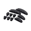 logilink kab0039 cable fastener set 10pcs 3 sizes black photo