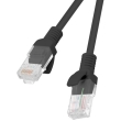 lanberg patchcord cat5e 05m black photo