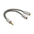 hama 106334 alu line jack adapter 35mm jack plug  photo