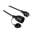 hama 137241 223252 outdoor extension cable ip44 10m black photo